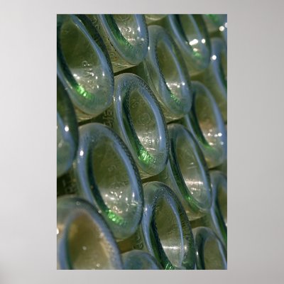 Bottle Wall Print by jeremedia
