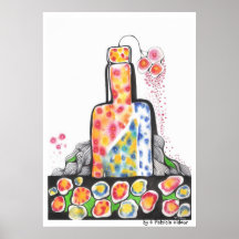 Bottled up my emotions poster