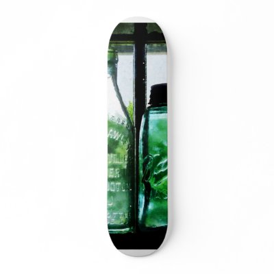 Bottles and Canning Jars Custom Skateboard by SusanSavad