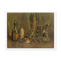 Bottles and Cowrie Shell, Vincent van Gogh Post Card