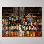 Bottles of Alcohol Poster