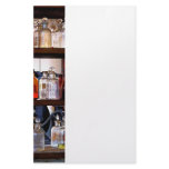 Bottles of Chemicals on Shelves Custom Stationery