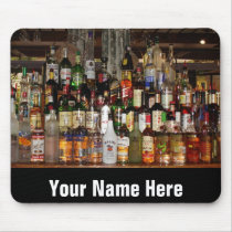 Bottles of Liquor Mouse Mat