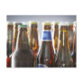 Bottles of various bottled beer in studio post cards