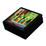 Bottles of Wine Near Window Jewelry Box