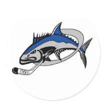 Bottom Feeders Round Sticker