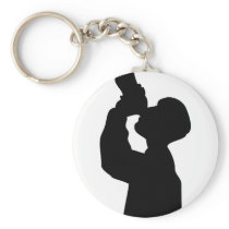 bottoms up - beer boozer keychains