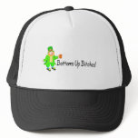 Bottoms Up Bitches Leprechaun Trucker Hats