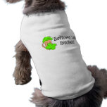 Bottoms Up Bitches St Patricks Day pet clothing