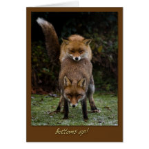 Bottoms Up Greeting Card