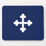 Bottony Blue Flag Mouse Pads