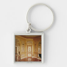 Boudoir of Marie-Antoinette  decorated in 1785 Keychains
