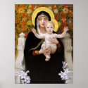 Bougeureau, La Vierge au Lys posters