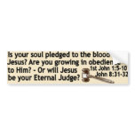 Bought by the blood bumper stickers