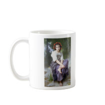 Bouguereau - Au Bord du Ruisseau Coffee Mugs