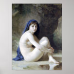 Bouguereau - Baigneuse Accroupie Posters
