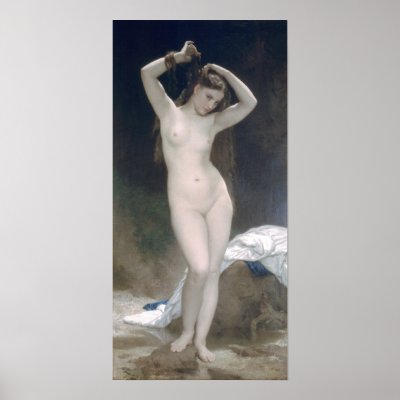 Bouguereau - Baigneuse Posters by wesleyowns