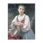 Bouguereau - Bohemienne au Tambour de Basque Post Card