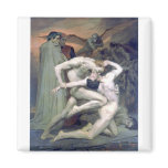 Bouguereau - Dante et Virgile au Enfers Refrigerator Magnet