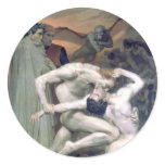 Bouguereau - Dante et Virgile au Enfers Sticker