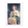 Bouguereau - Enfant Tressant une Couronne Postcard