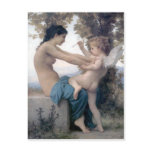 Bouguereau - Jeune Fille se Defendant contre Eros Postcards
