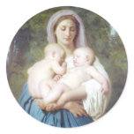 Bouguereau - La Charité Round Sticker