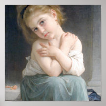 Bouguereau -  La Frileuse Print