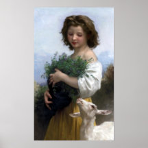Bouguereau - La Petite Esméralda Print
