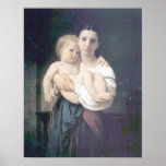 Bouguereau - La Soeur Ainee Posters