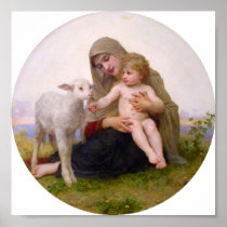 Bouguereau - La Vierge a L'Agneau Posters