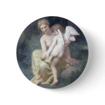 Bouguereau - L'Amour Blessé Pinback Buttons