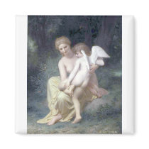 Bouguereau - L'Amour Blessé Fridge Magnets
