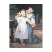 Bouguereau - Le Coquillage Postcard