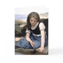 Bouguereau - Le Crabe Greeting Cards