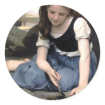 Bouguereau - Le Crabe Stickers