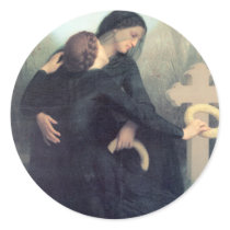 Bouguereau - Le Jour des Morts Round Sticker