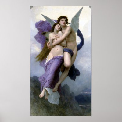 Bouguereau - Le Ravissement de Psyche Poster by wesleyowns