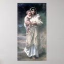 Bouguereau - Les Agneaux posters