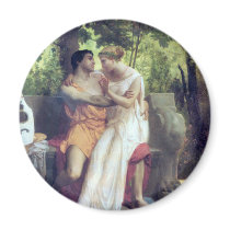 Bouguereau - L'Idylle Fridge Magnet