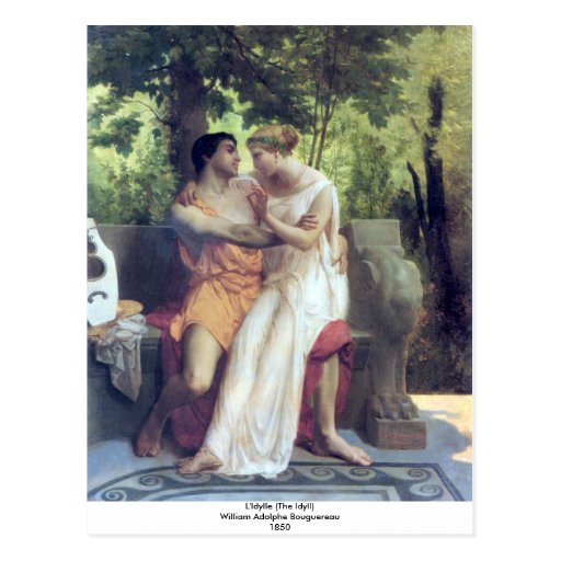 Bouguereau - L'Idylle Post Cards
