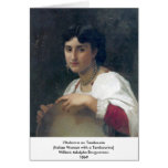 Bouguereau - L'Italienne au Tambourin Greeting Cards