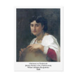 Bouguereau - L'Italienne au Tambourin Post Card