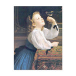 Bouguereau - L'Oiseau Cheri postcards