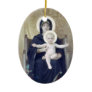 Bouguereau - Madone Assise Christmas Tree Ornaments