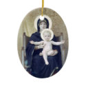 Bouguereau - Madone Assise ornaments