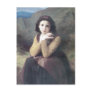 Bouguereau - Mignon Pensive Post Cards
