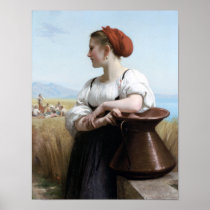 Bouguereau - Moissonneuse Posters