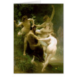Bouguereau - Nymphes et Satyre Greeting Cards