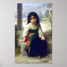 Bouguereau - Petite Mendiante Posters